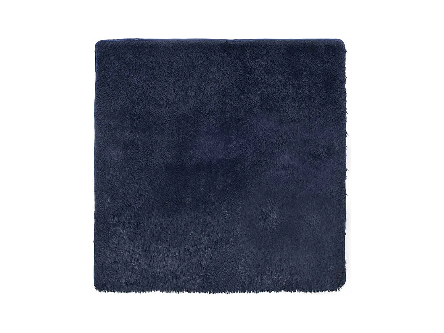 Tappeto shaggy a pelo lungo blu navy NAVARRA 200x200 cm