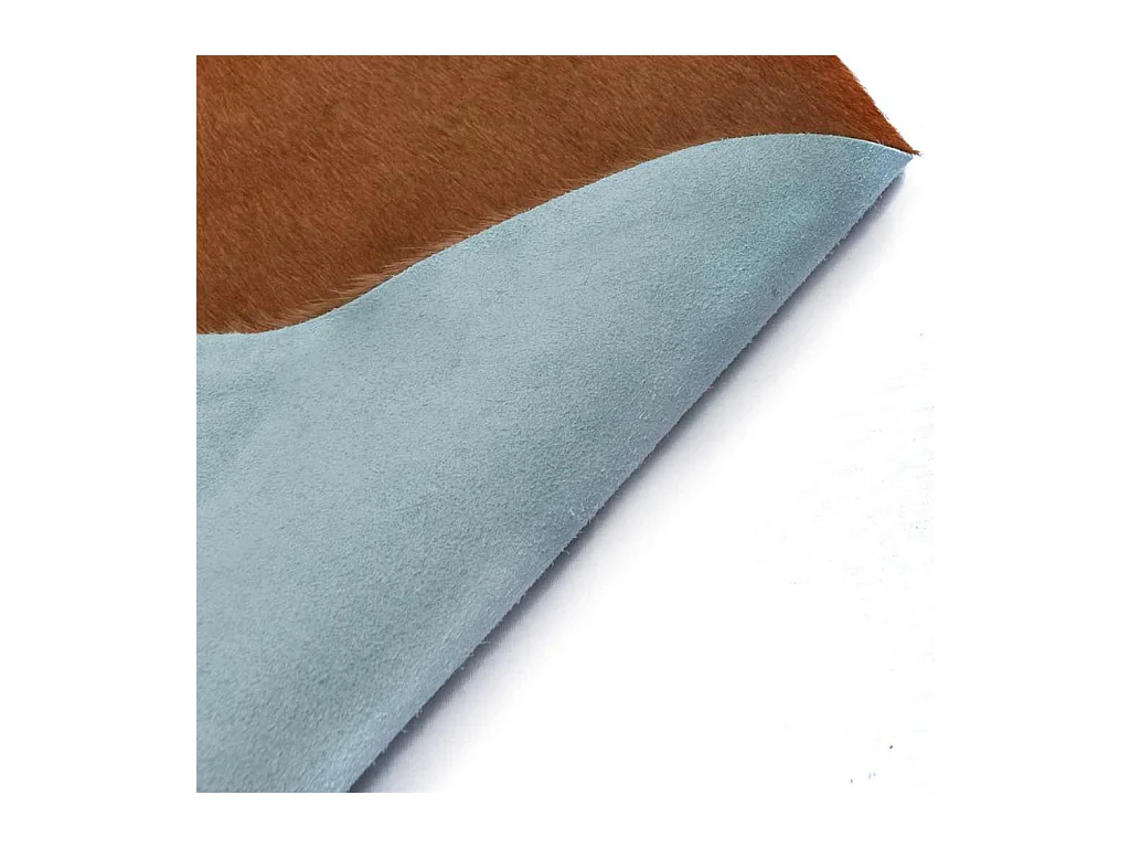 Echt koeienhuidkleed bruin en wit 180x220 cm