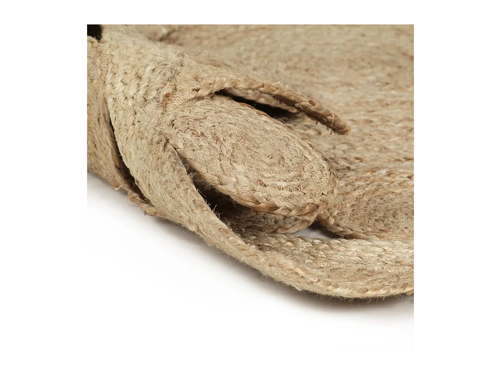 Tapis fait à la main Jute tressée 120 cm