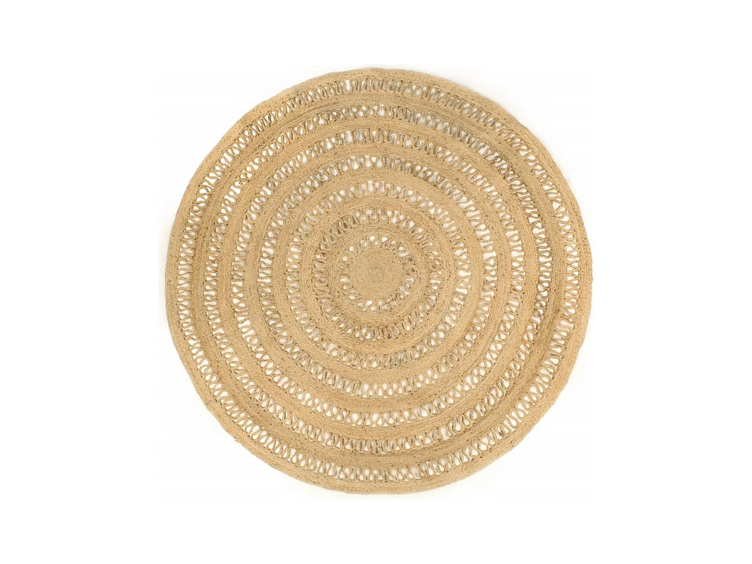 Tappeto fatto a mano in juta intrecciata 210 cm