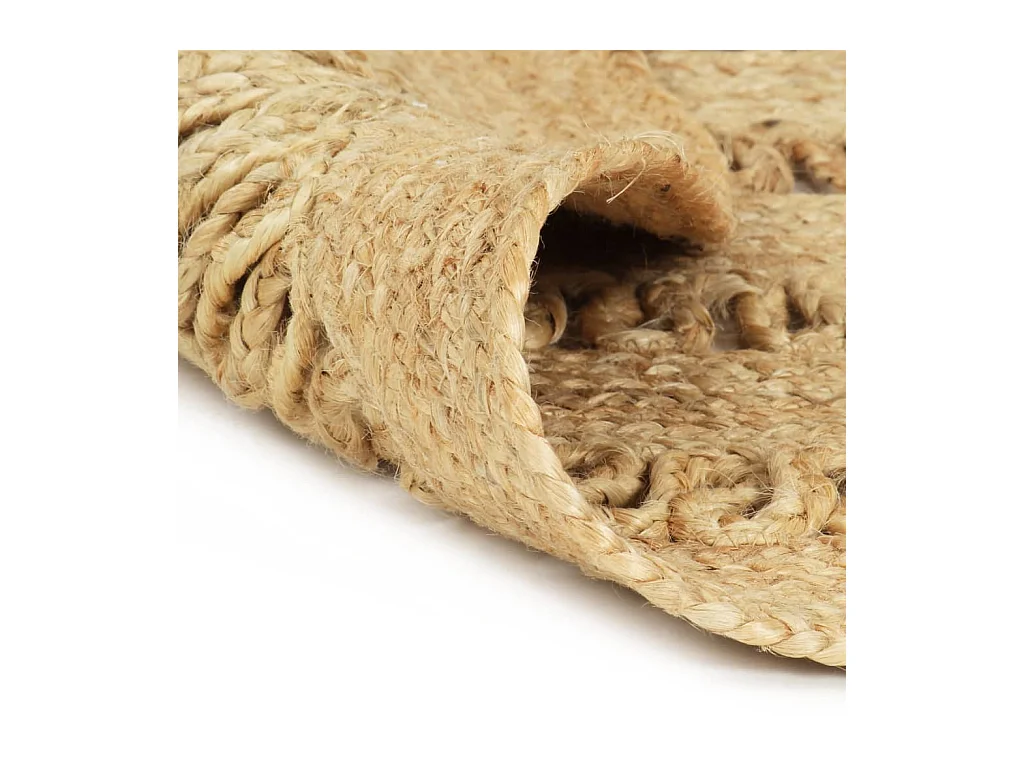 Tappeto fatto a mano in juta intrecciata 210 cm
