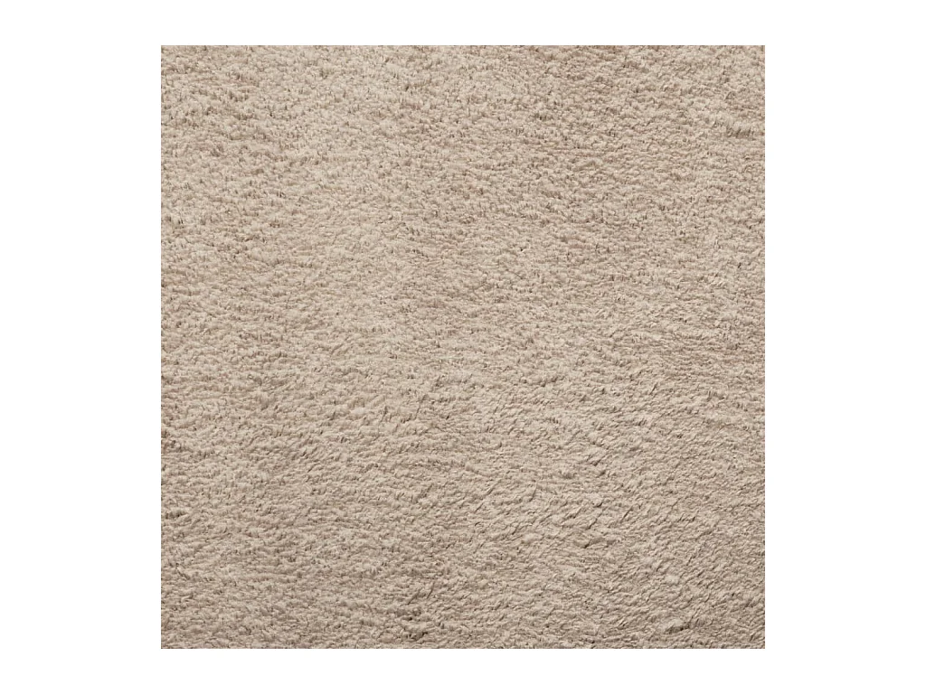 Tapis HUARTE à poils courts doux et lavable sable 80x150 cm