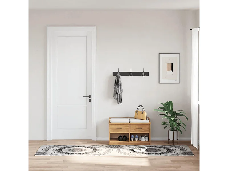 Tapis lavable antidérapant 80x300 cm Multicolore