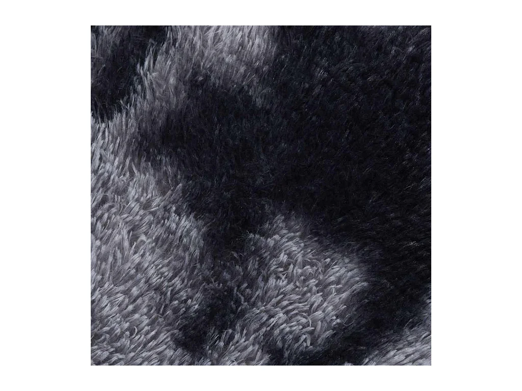 NAVARRA Shaggy Vloerkleed Donkergrijs 160x160 cm