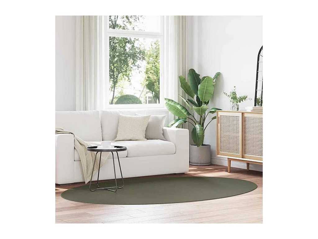 Tappeto verde bosco 160 x 230 cm in poliestere