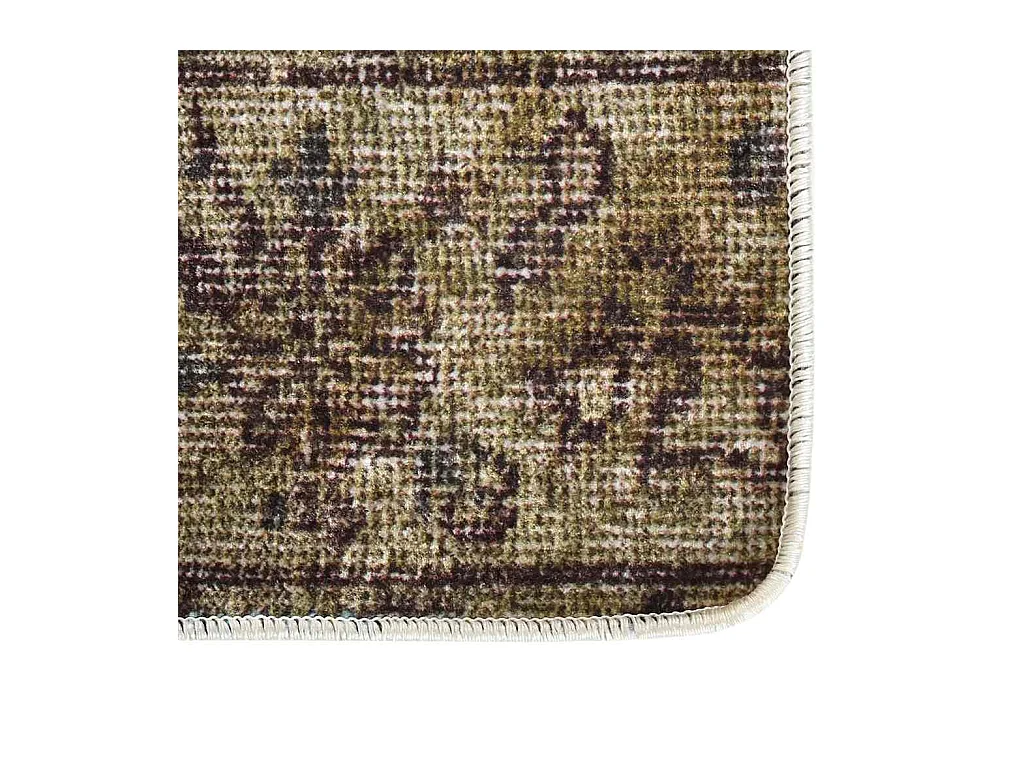 Tapis lavable antidérapant Patchwork 120x180 cm multicolore