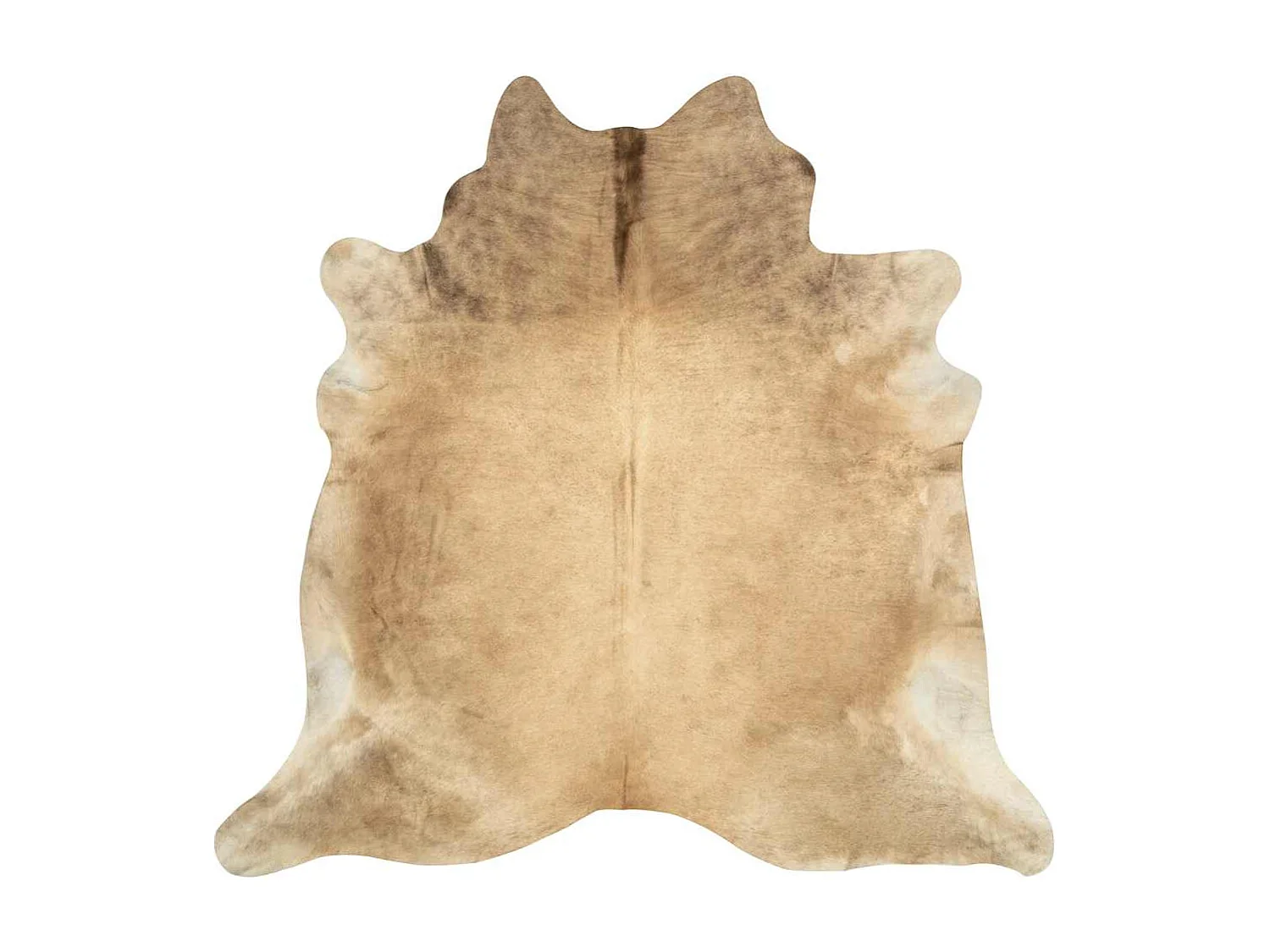 Tappeto in vera pelle di mucca beige 180x220 cm