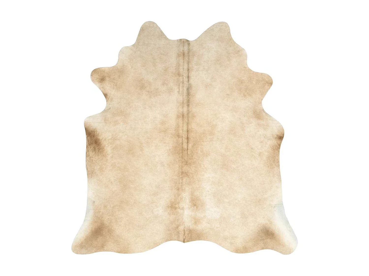 Tappeto in vera pelle di mucca beige 180x220 cm