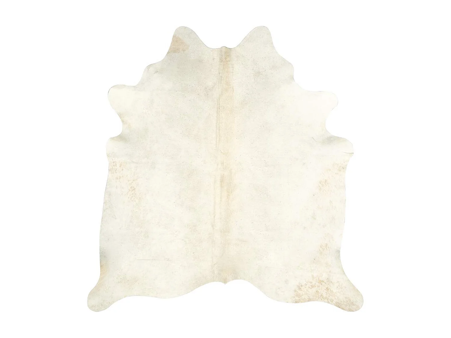 Tappeto in vera pelle di mucca beige 180x220 cm
