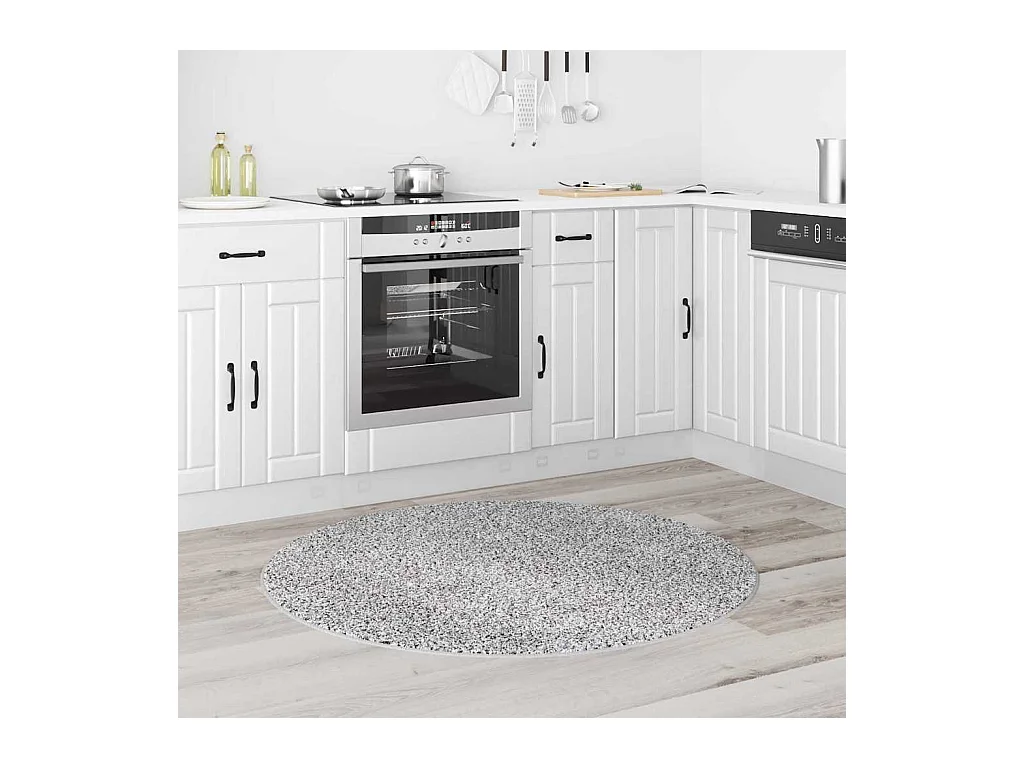 Tapis Gris 120 x 120 cm Polypropylène