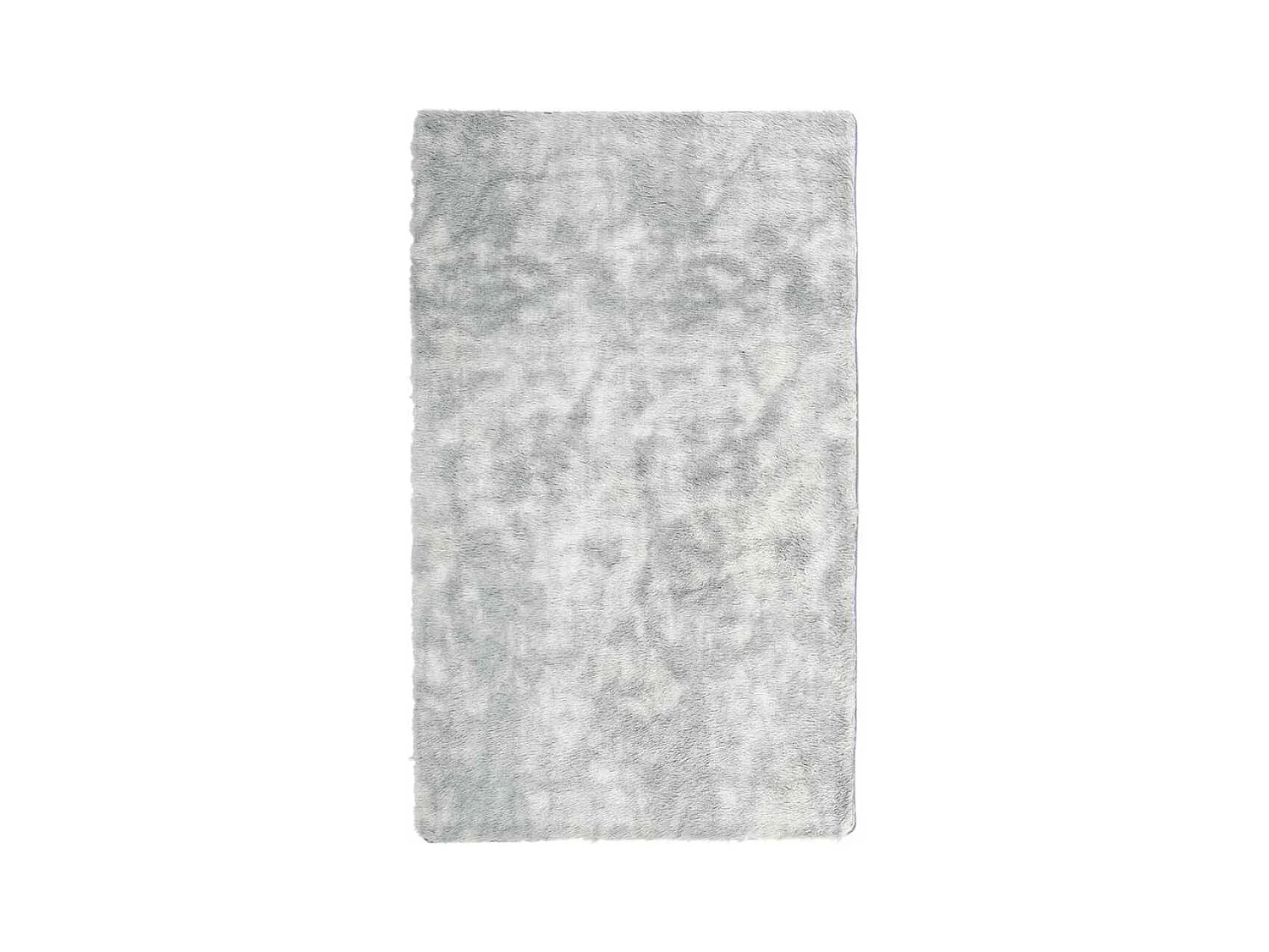 Tapis shaggy à poils longs NAVARRA gris argenté 80x150 cm