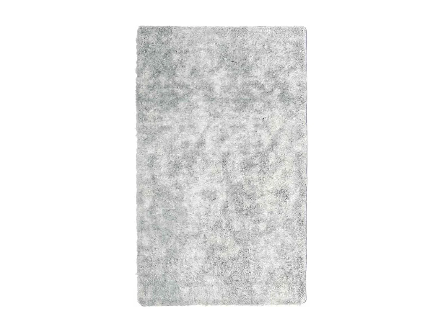 Tapis shaggy à poils longs NAVARRA gris argenté 80x150 cm