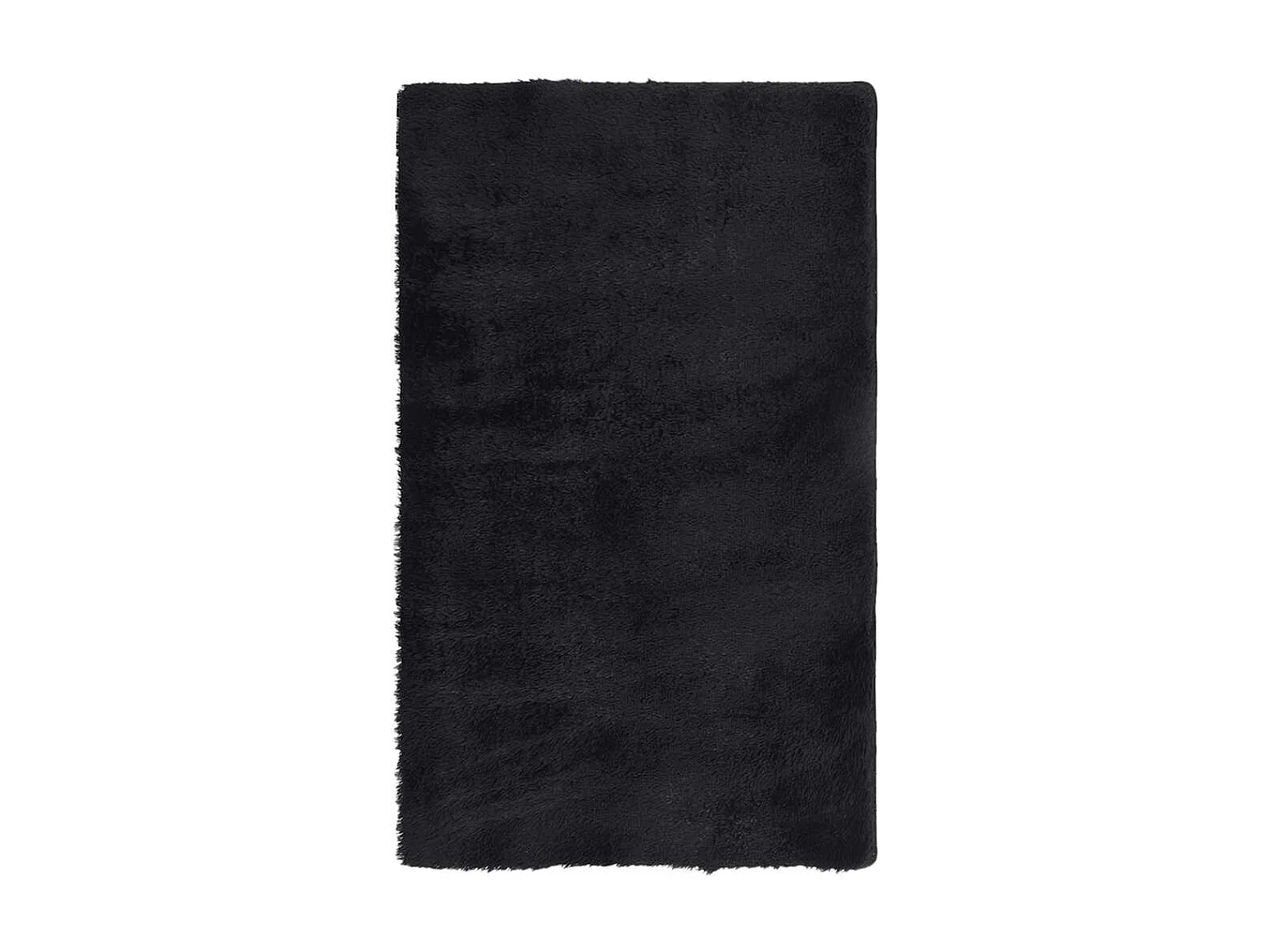 NAVARRA Shaggy Vloerkleed Zwart 60x100 cm Polyester