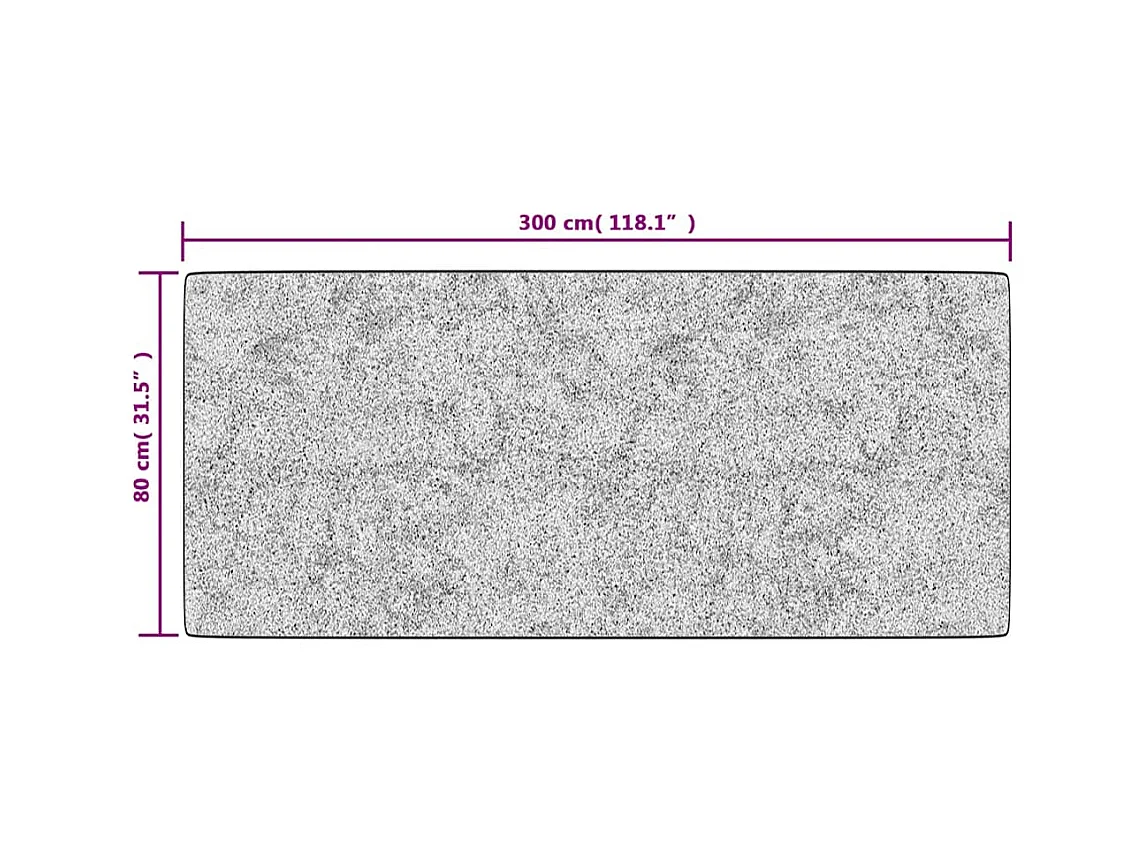 Wasbaar antislip vloerkleed Patchwork 80x300 cm Multicolor