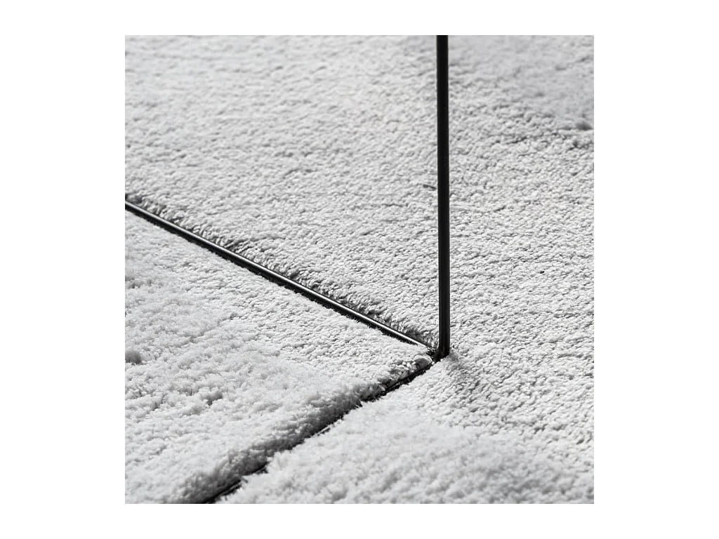 Alfombra HUARTE de pelo corto suave y lavable en gris 200x280 cm