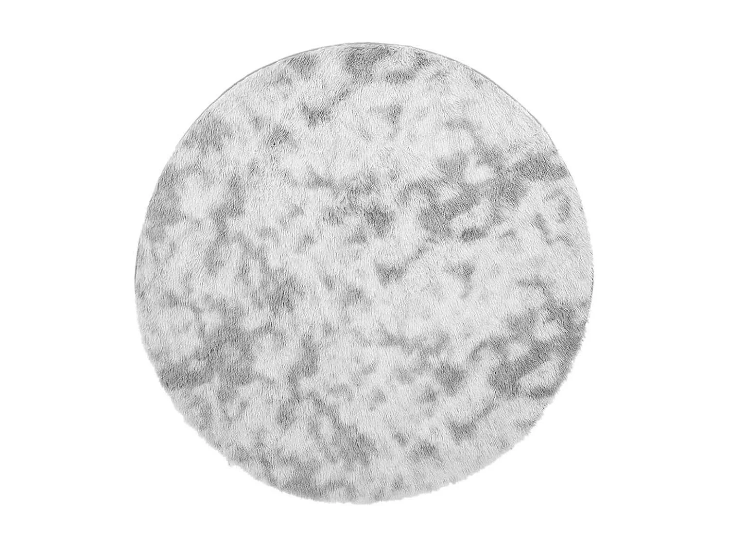 Tappeto NAVARRA Shaggy Grigio Argento 160x160 cm