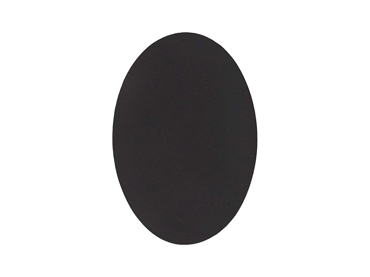 Zwart vloerkleed 140 x 200 cm Polyester