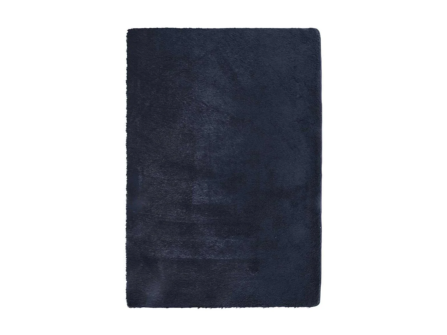 Tapis shaggy à poils longs NAVARRA bleu marine 160x230 cm