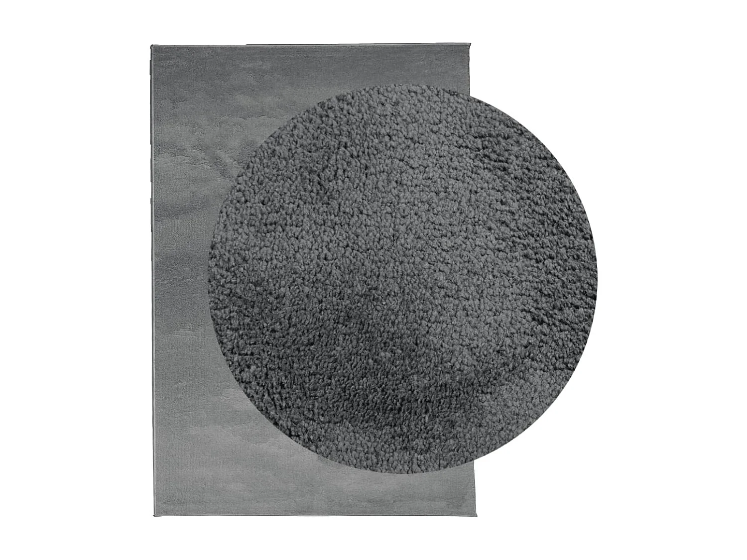 Tappeto a pelo corto OVIEDO antracite 160x230 cm