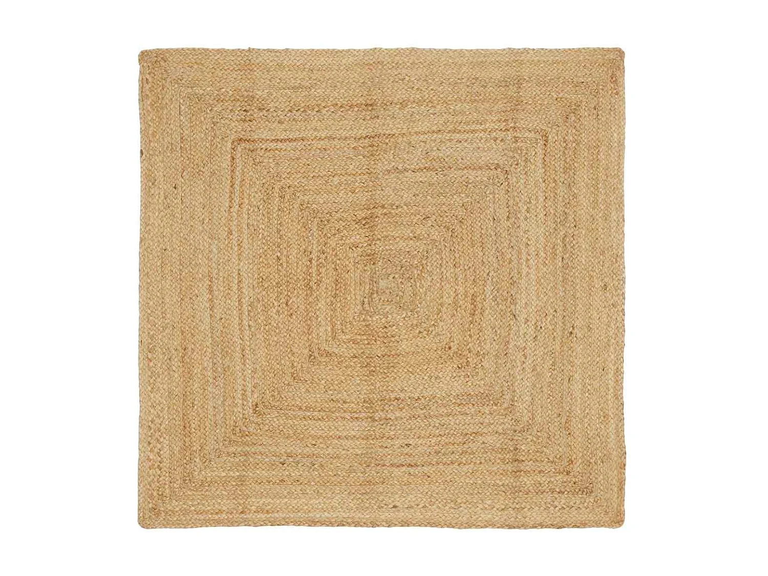 Tapis Beige 120 x 120 cm Jute