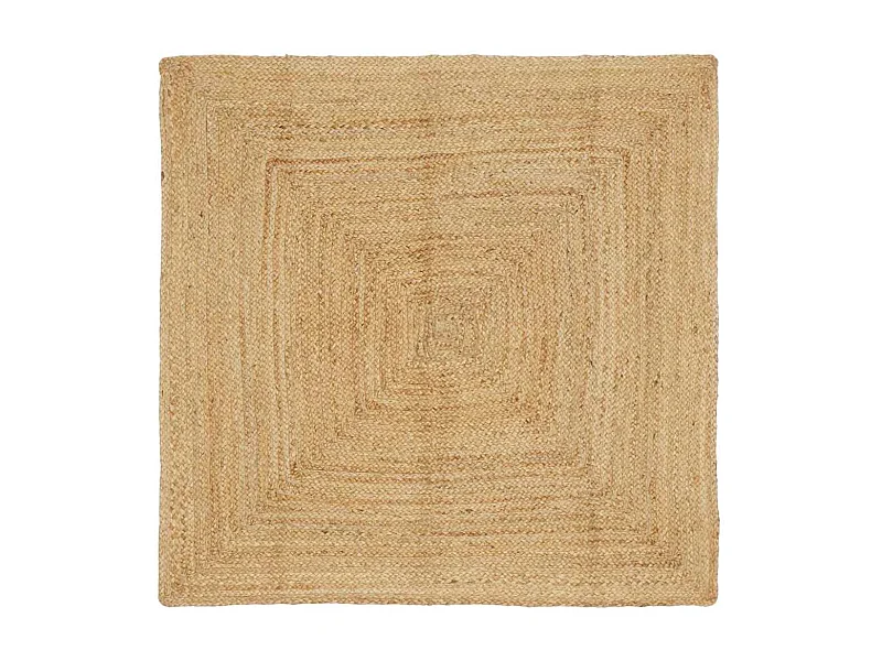 Tapis Beige 120 x 120 cm Jute