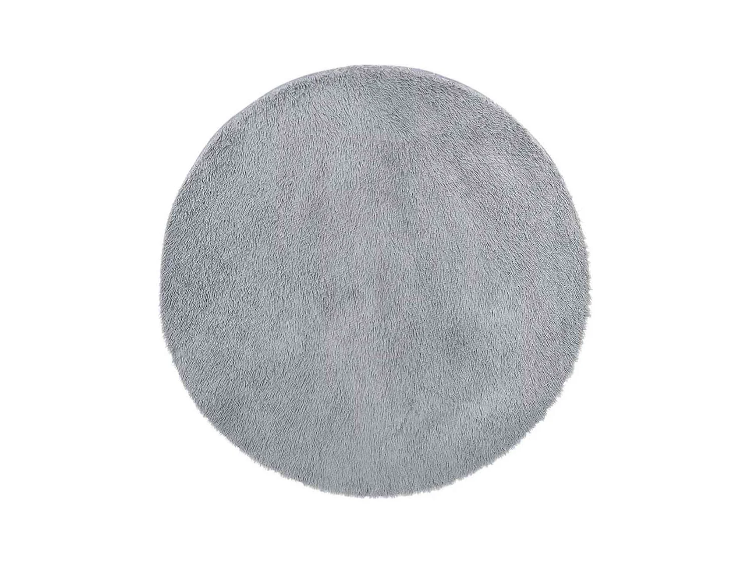 Alfombra de pelo largo NAVARRA gris claro 120x120 cm