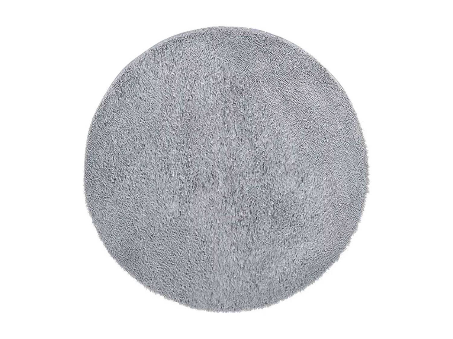 Tapis shaggy à poils longs NAVARRA gris clair 120x120 cm