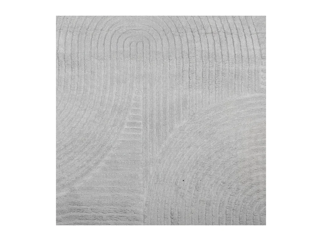Alfombra de pelo corto IZA estilo escandinavo gris Ø 160 cm