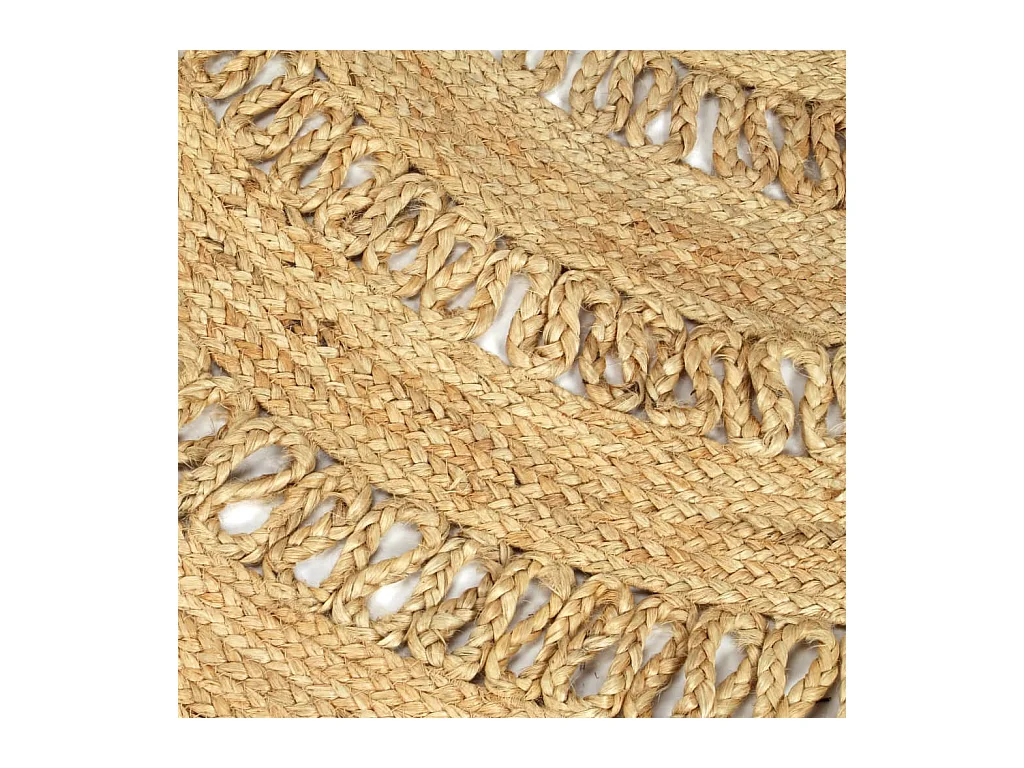 Tappeto fatto a mano in juta intrecciata 150 cm