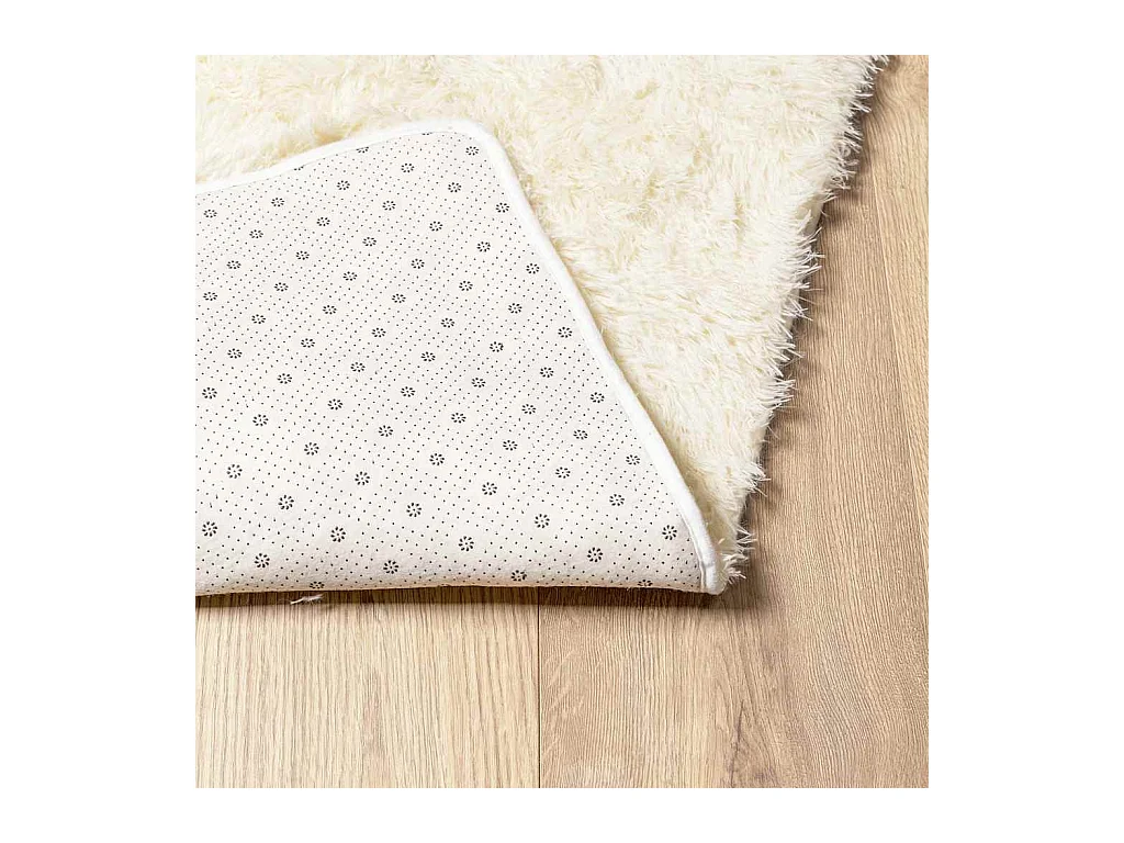 Alfombra de pelo largo NAVARRA crema 120x170 cm poliéster