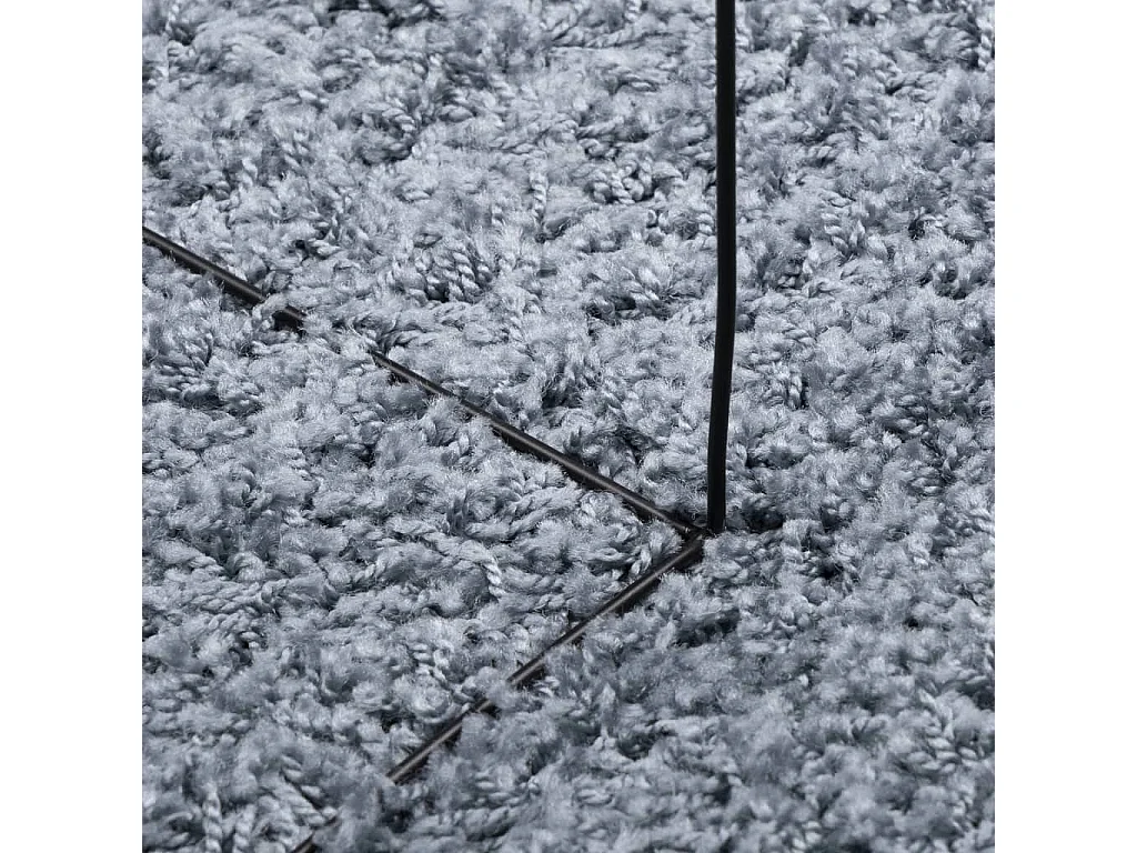 Tappeto shaggy PAMPLONA, pelo lungo, blu moderno, 100x200 cm