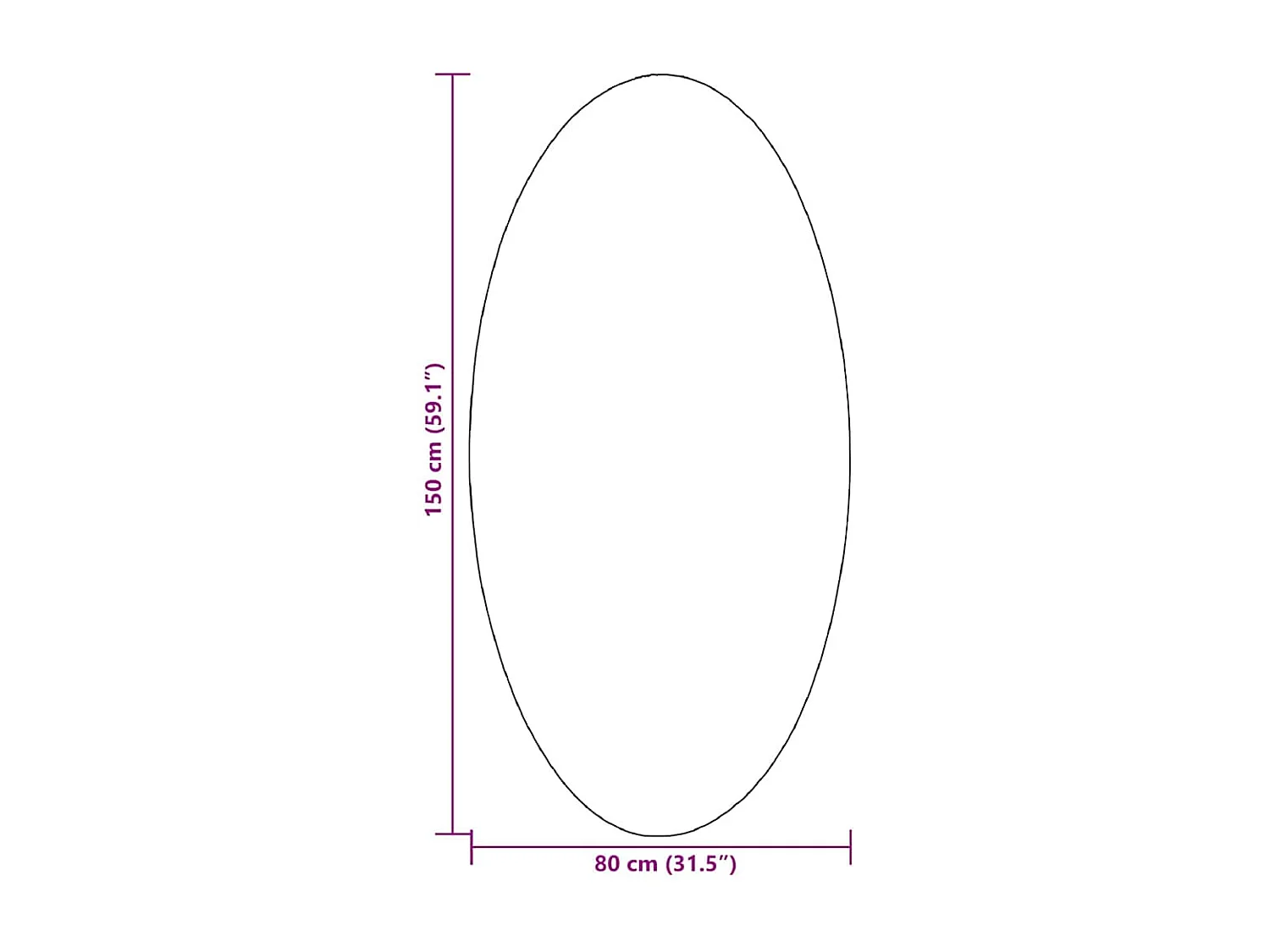 Tapis Anthracite 80 x 150 cm Polyester