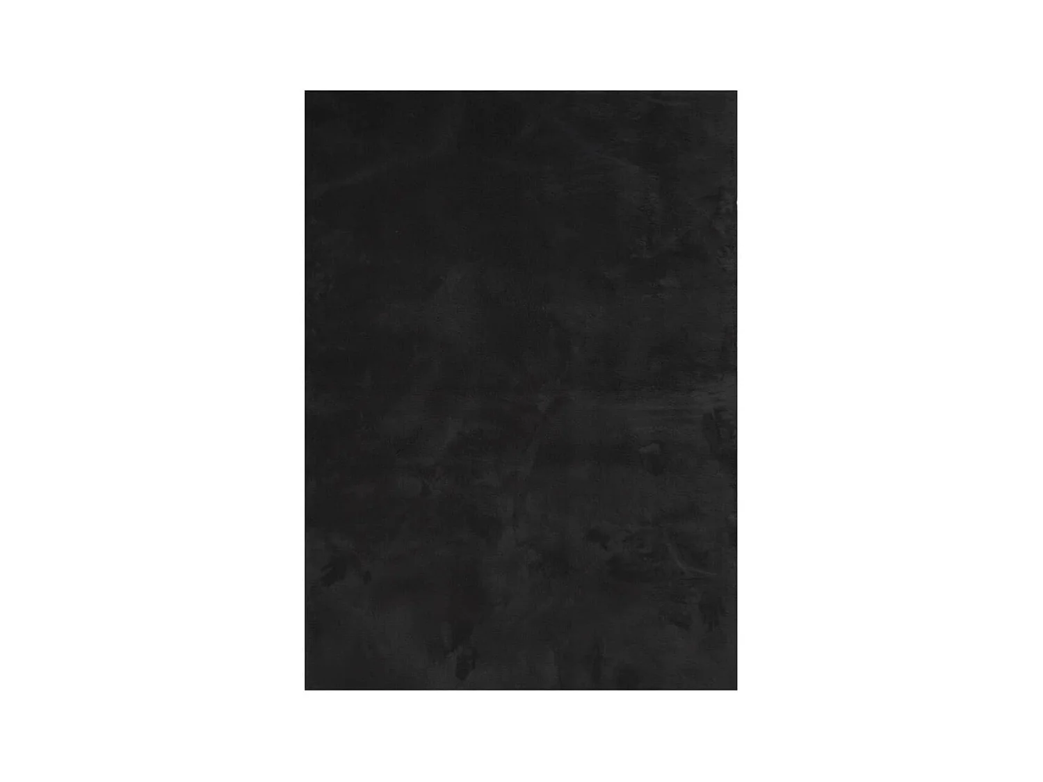 Tapis HUARTE à poils courts doux et lavable noir 140x200 cm