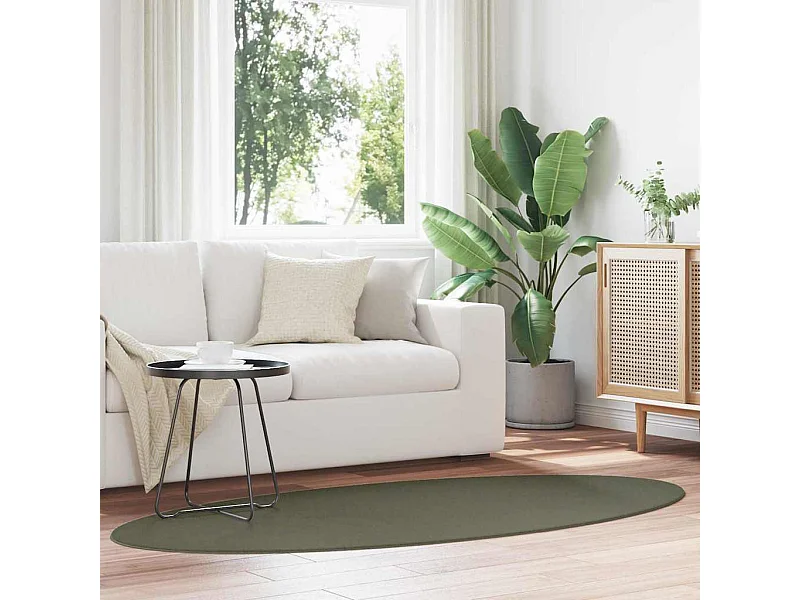 Tappeto verde bosco 120 x 170 cm in poliestere