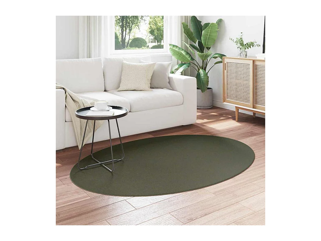 Tappeto verde bosco 120 x 170 cm in poliestere