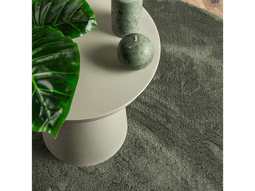 Tappeto verde bosco 120 x 170 cm in poliestere