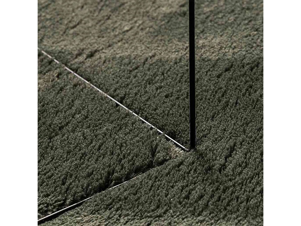 Tappeto verde bosco 120 x 170 cm in poliestere