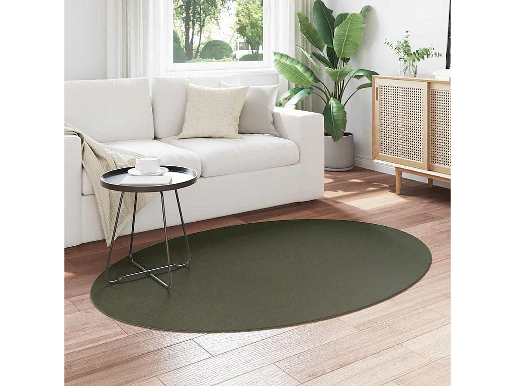 Tapis Vert forêt 120 x 170 cm Polyester
