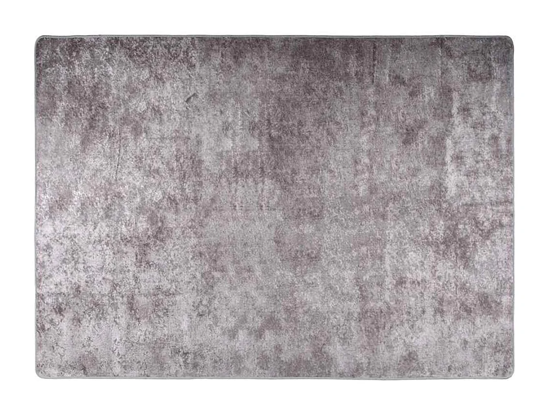 Tapis lavable gris 150x230 cm antidérapant