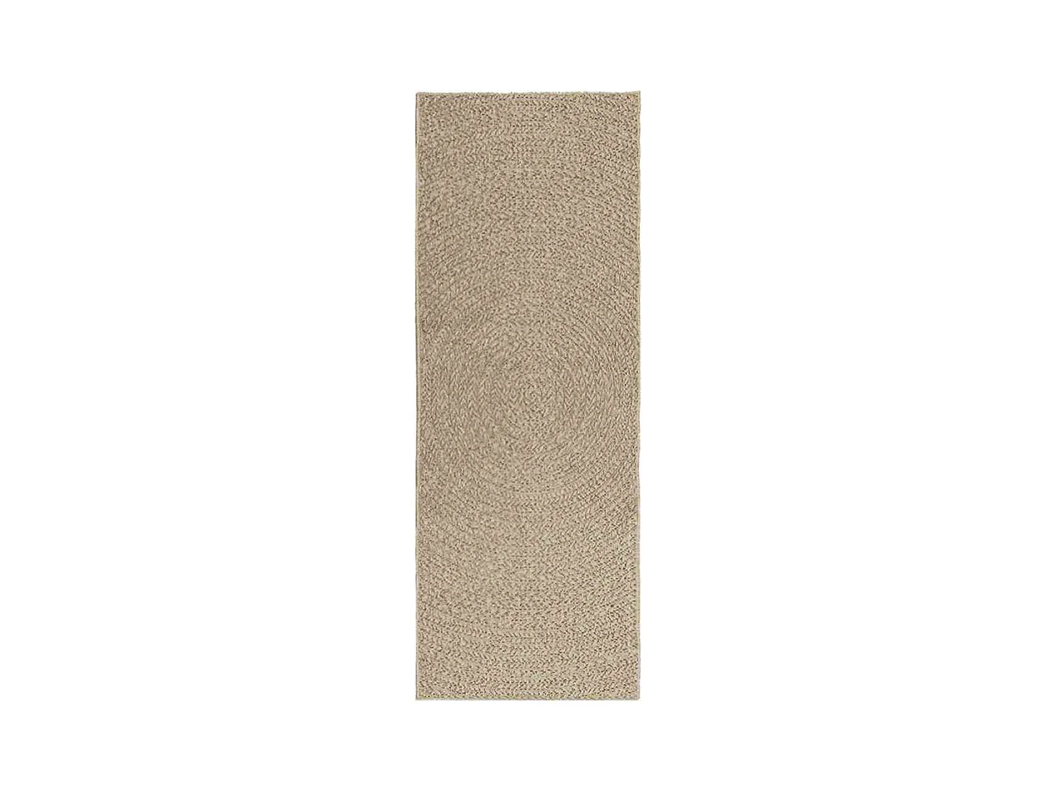 ZIZUR tappeto beige 80x200 cm effetto iuta per interni ed esterni