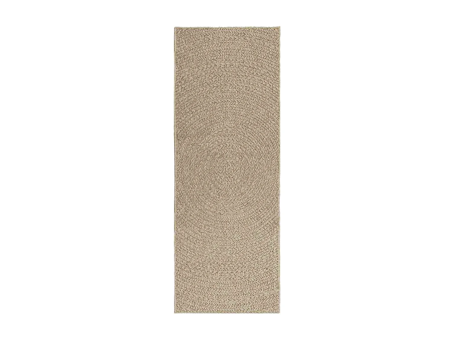 ZIZUR alfombra beige 80x200 cm aspecto yute interior exterior