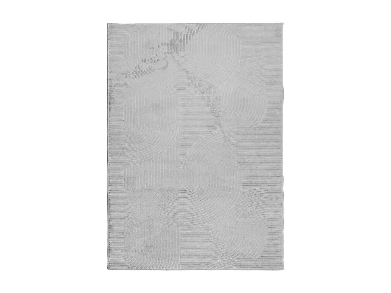 Tapis IZA poils courts style scandinave gris 240x340 cm