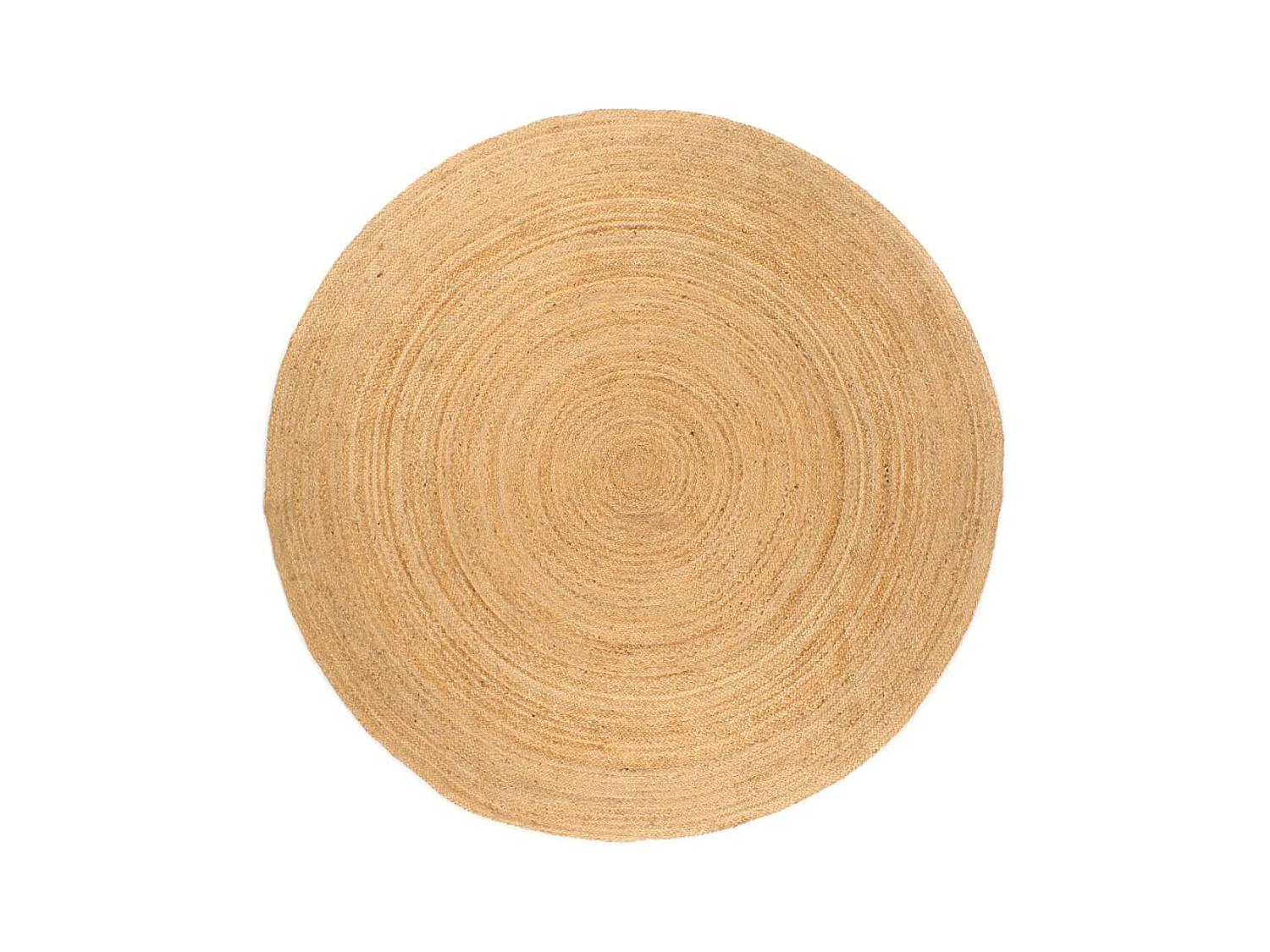 Gevlochten jute vloerkleed 210 cm rond