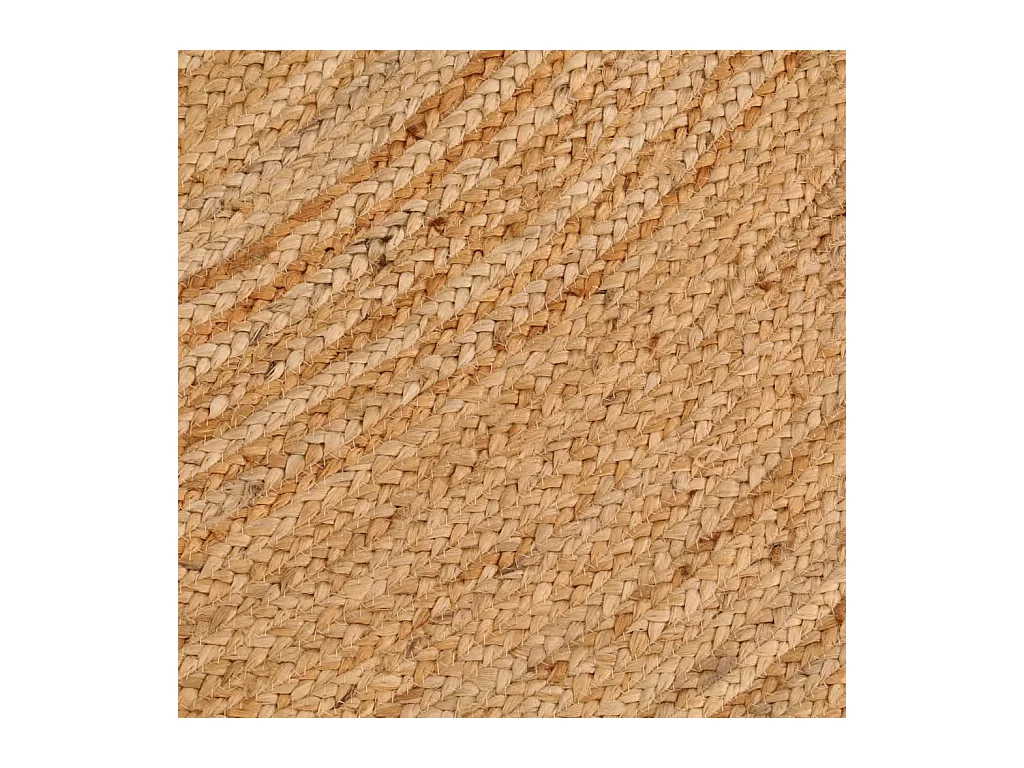 Gevlochten jute vloerkleed 210 cm rond