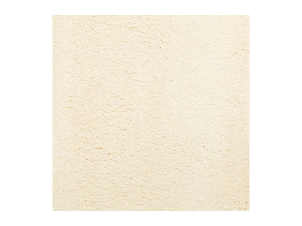 Tapis HUARTE à poils courts doux et lavable crème 200x200 cm