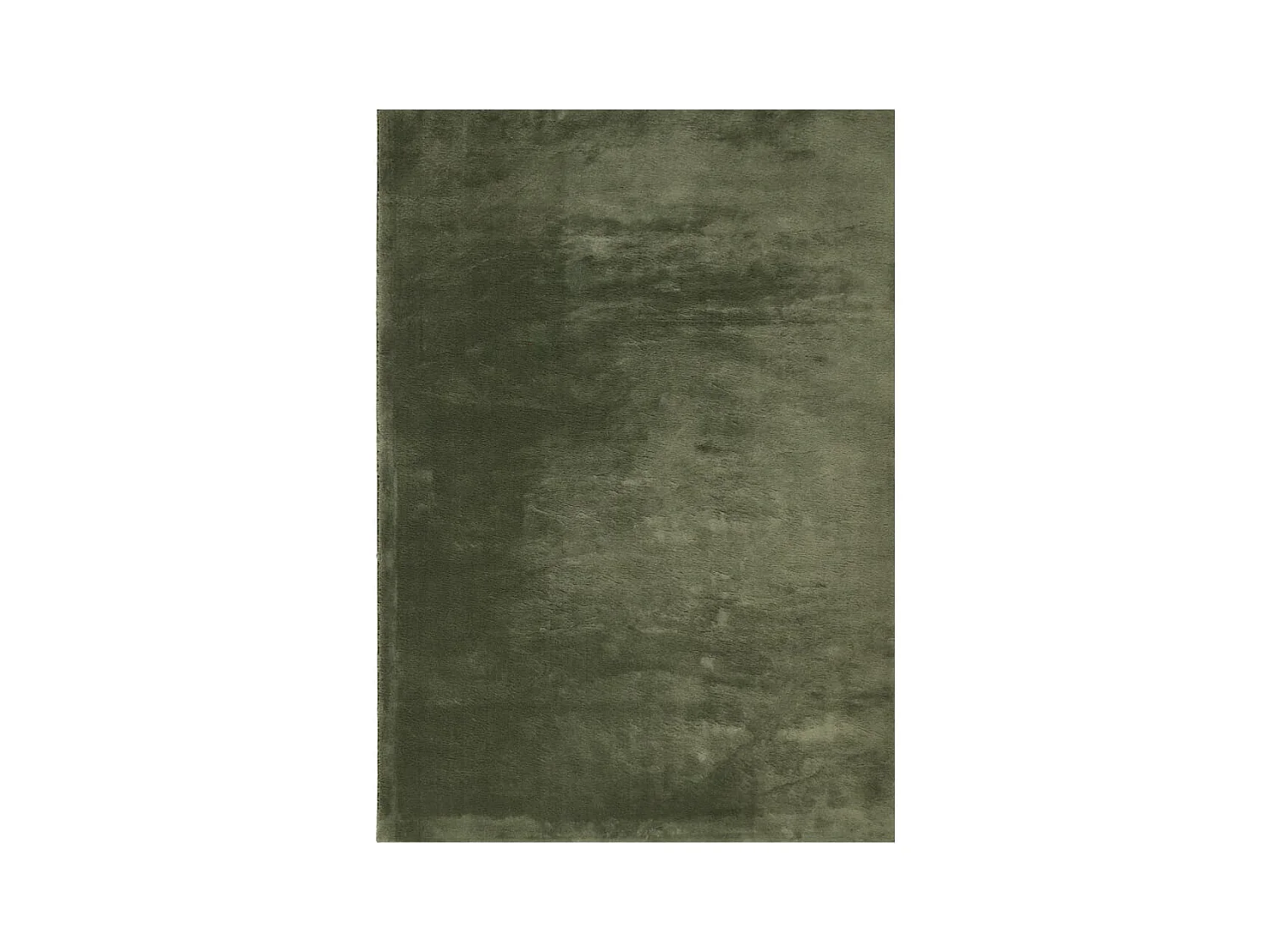 HUARTE zacht kortpolig wasbaar bosgroen vloerkleed 140x200 cm