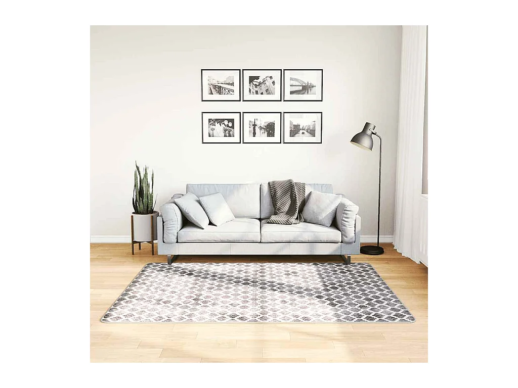 Tapis lavable antidérapant 120x180 cm multicolore