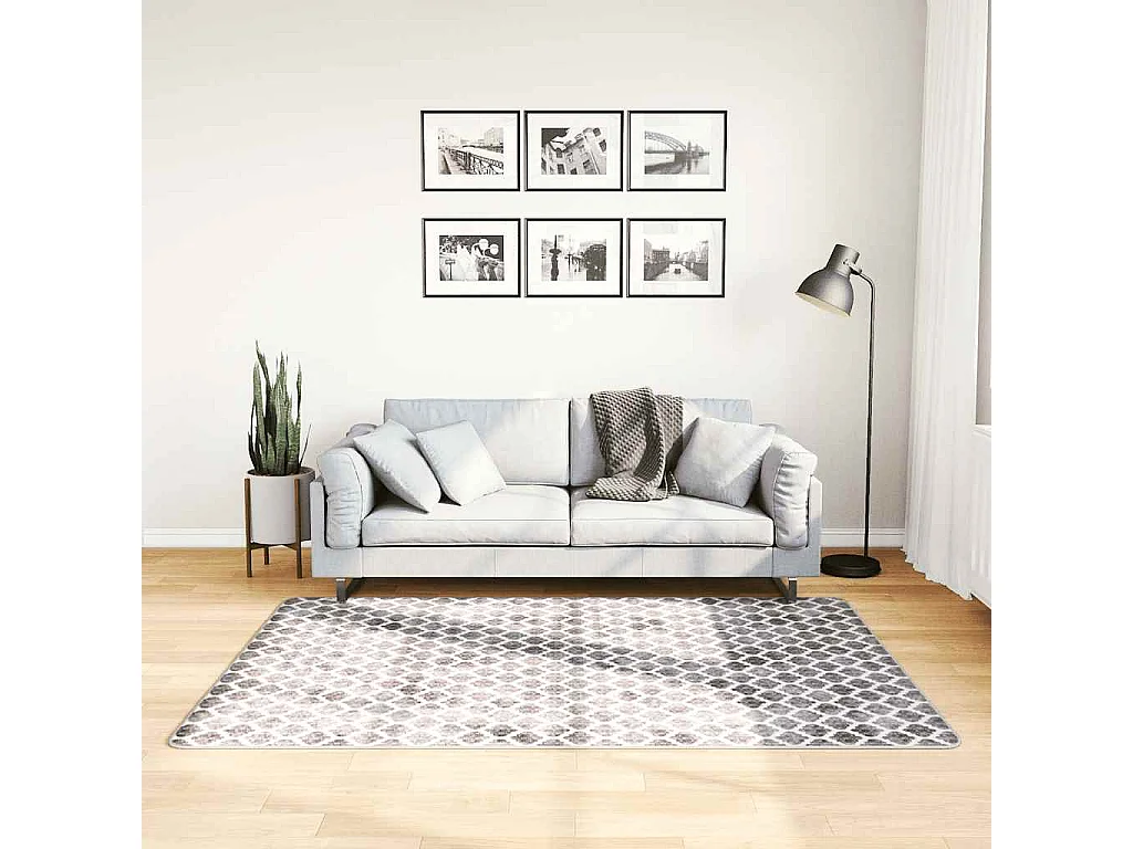 Tapis lavable antidérapant 120x180 cm multicolore