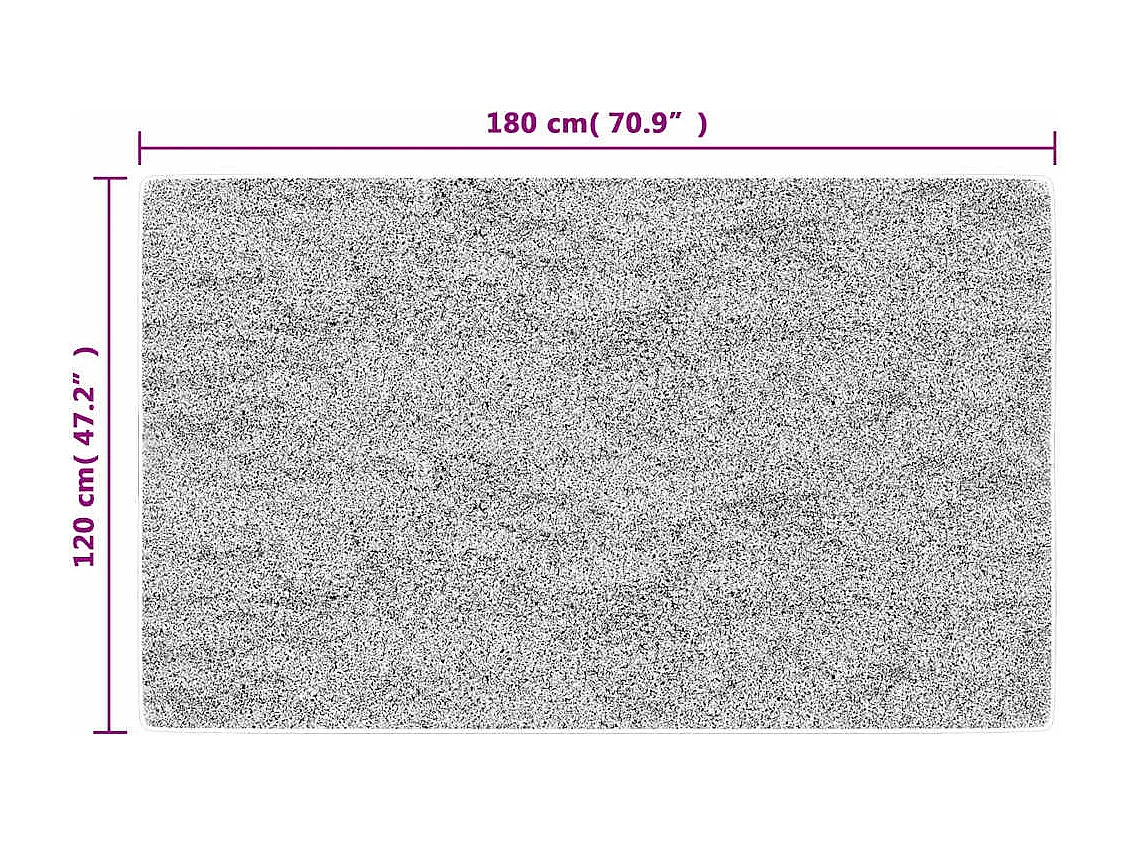 Tapis lavable antidérapant 120x180 cm multicolore