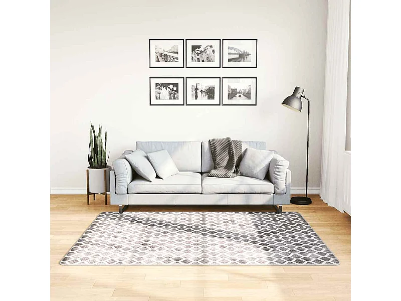 Wasbaar antislip vloerkleed 120x180 cm veelkleurig